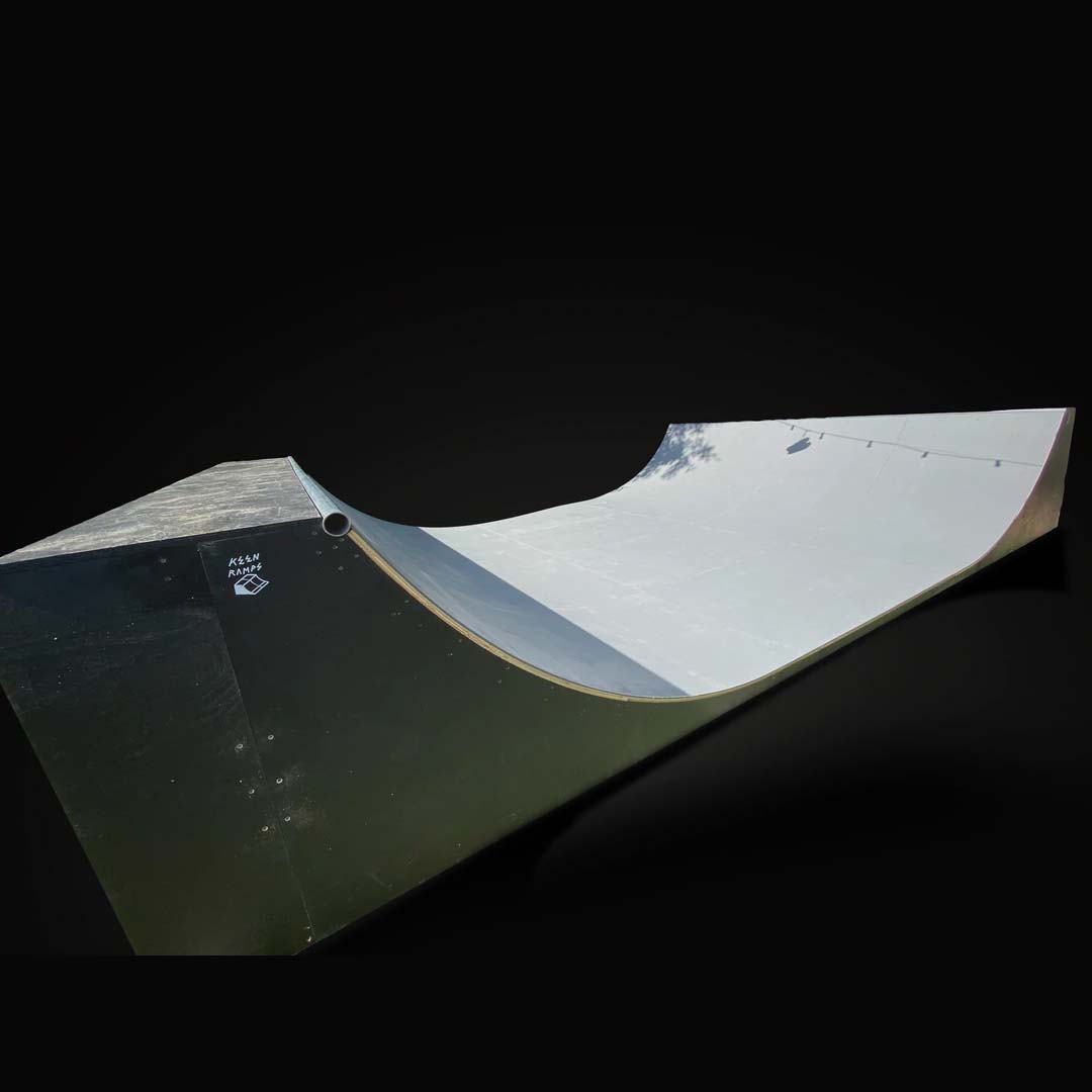 4' x 16' Mini Half Pipe Skateboard Ramp by Keen Ramps