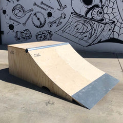 18" x 3' Quarter Pipe Skateboard Ramp by Keen Ramps