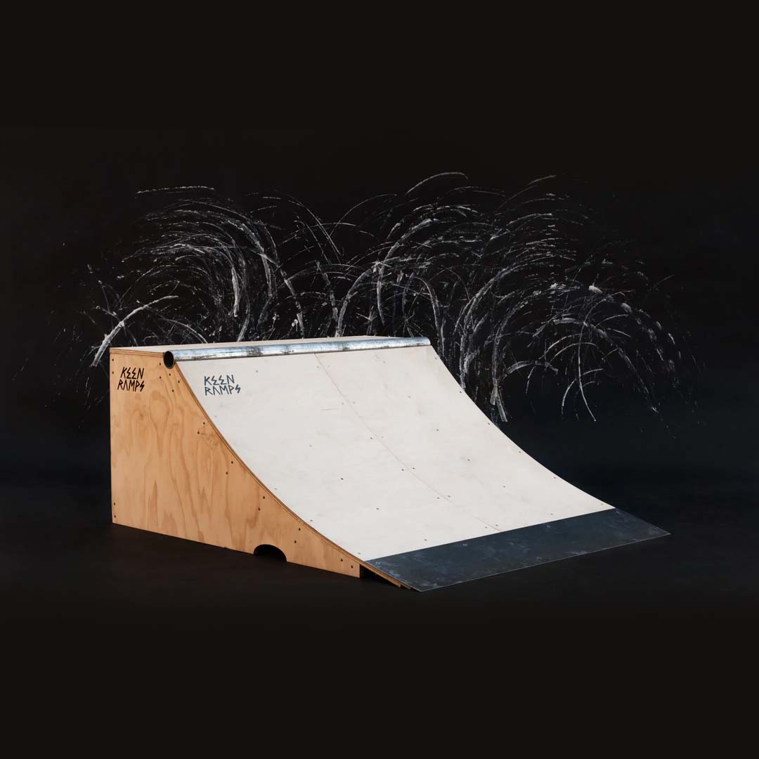 2' x 4' Quarter Pipe Skateboard Ramp by Keen Ramps