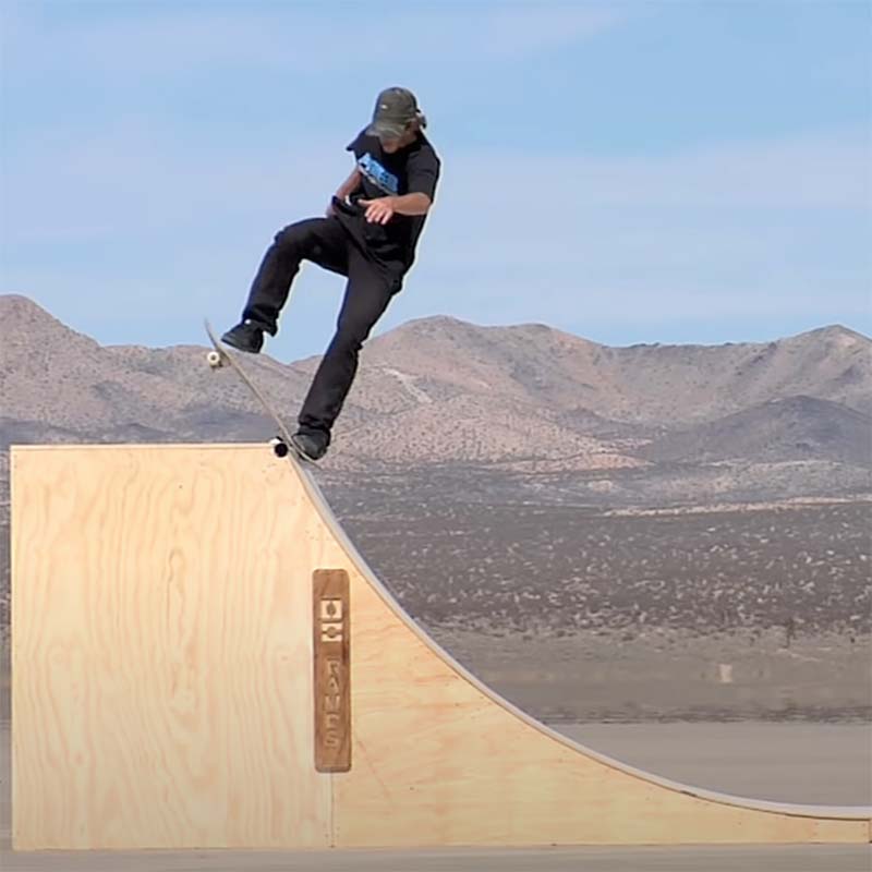 5ft Tall Half-Pipe Skateboard Ramp by OC Ramps