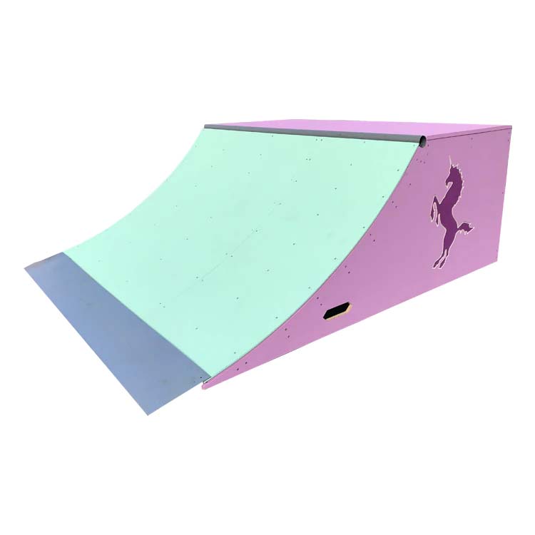 2.5ft x 6ft Unicorn Quarter Pipe Skateboard Ramp by OC Ramps